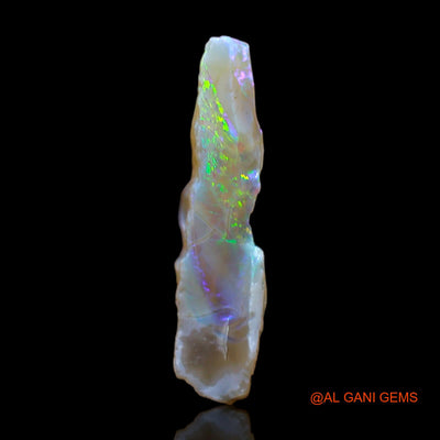 Natural Untreated Fire Opal Loose Gemstone Fancy Rough From Australia 5.00 Cts 18x13x3 mm RC-203