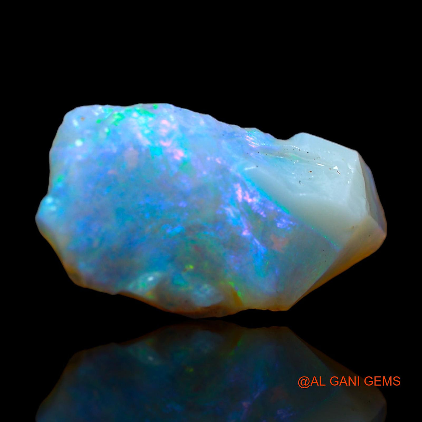 Natural Untreated Fire Opal Loose Gemstone Fancy Rough From Australia 7.00 Cts 21x11x7 mm RC-205