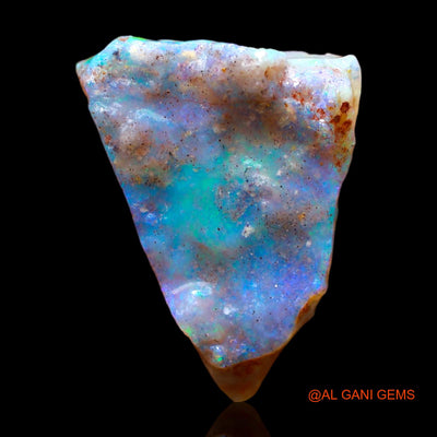 Natural Untreated Fire Opal Loose Gemstone Fancy Rough From Australia 7.00 Cts 20x15x4 mm RC-207