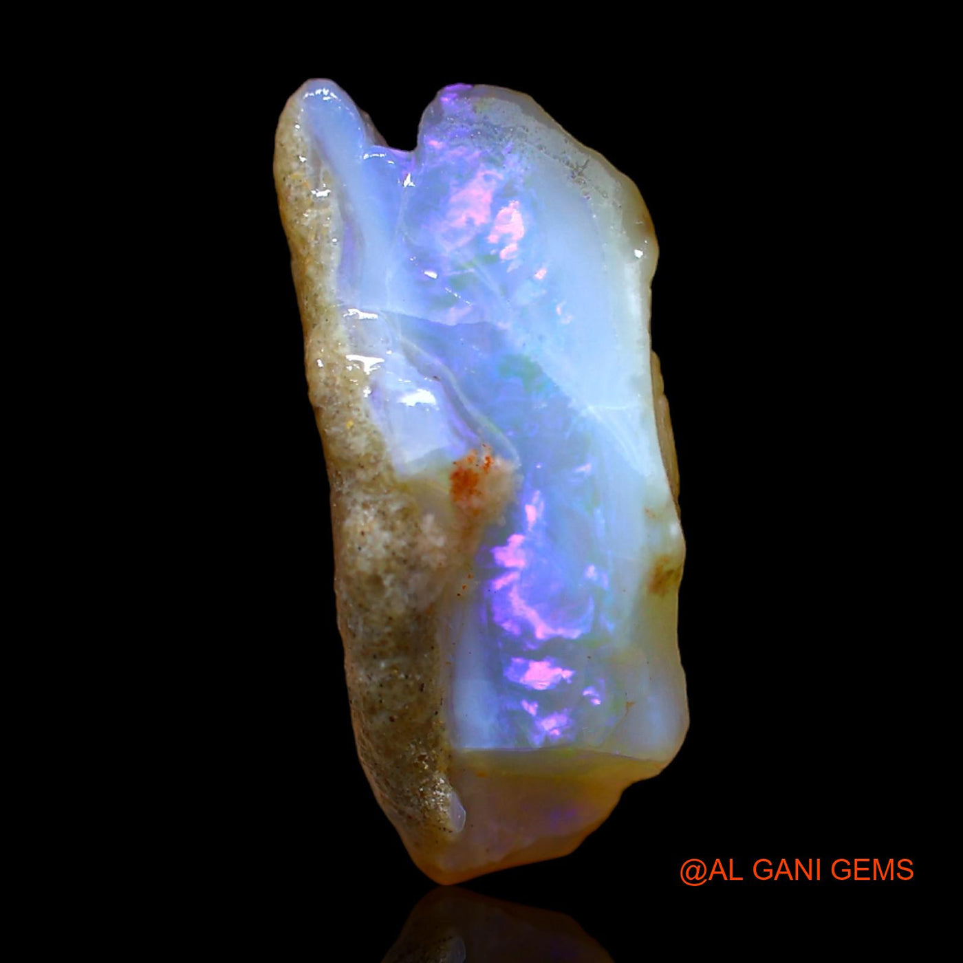 10.00 Cts Natural Australian Fire Opal Loose Gemstone Fancy Rough 23x9x9 mm RC-208
