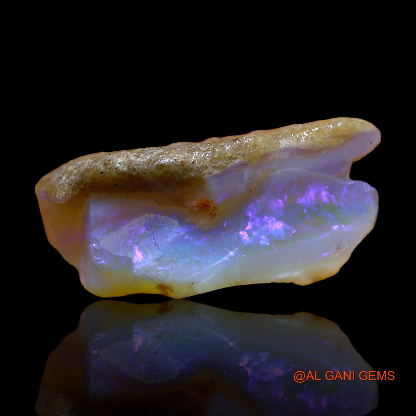 10.00 Cts Natural Australian Fire Opal Loose Gemstone Fancy Rough 23x9x9 mm RC-208