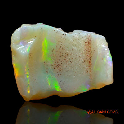 7.00 Cts Natural Australian Fire Opal Loose Gemstone Fancy Rough 18x14x3 mm RC-209