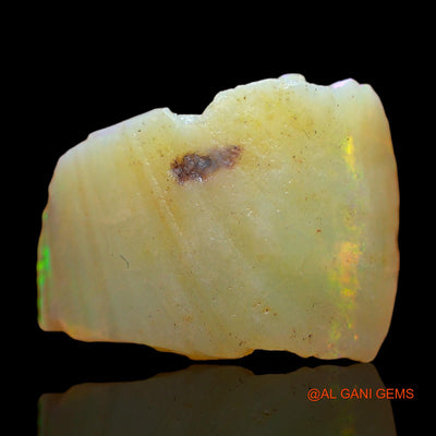 7.00 Cts Natural Australian Fire Opal Loose Gemstone Fancy Rough 18x14x3 mm RC-209