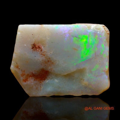 Natural Untreated Fire Opal Loose Gemstone Fancy Rough From Australia 9.00 Cts 19x14x5 mm RC-210