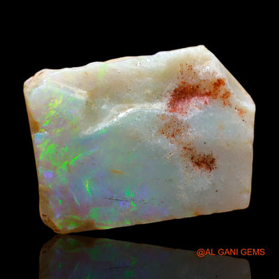 Natural Untreated Fire Opal Loose Gemstone Fancy Rough From Australia 9.00 Cts 19x14x5 mm RC-210