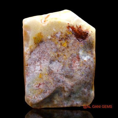 Natural Untreated Fire Opal Loose Gemstone Fancy Rough From Australia 9.00 Cts 19x14x5 mm RC-210
