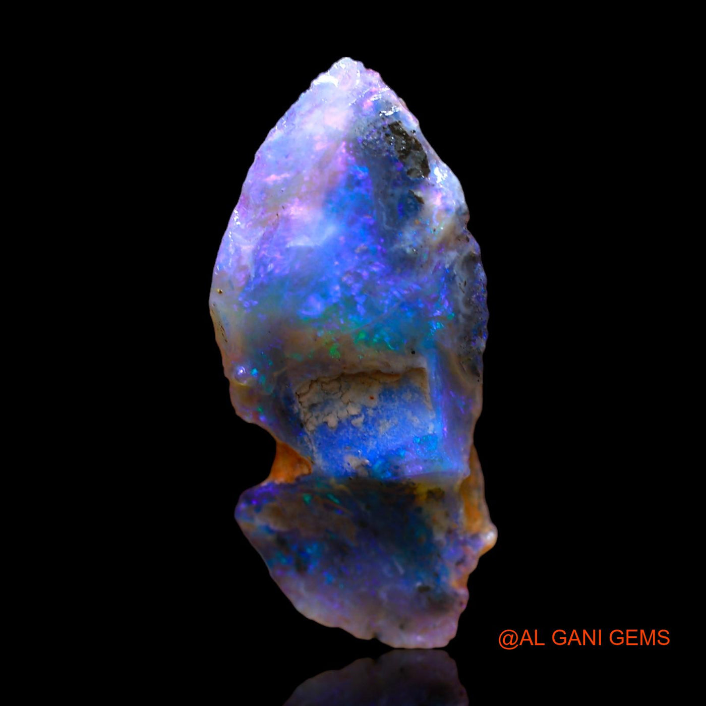 5.00 Cts Natural Australian Fire Opal Loose Gemstone Fancy Rough 22x10x5 mm RC-211
