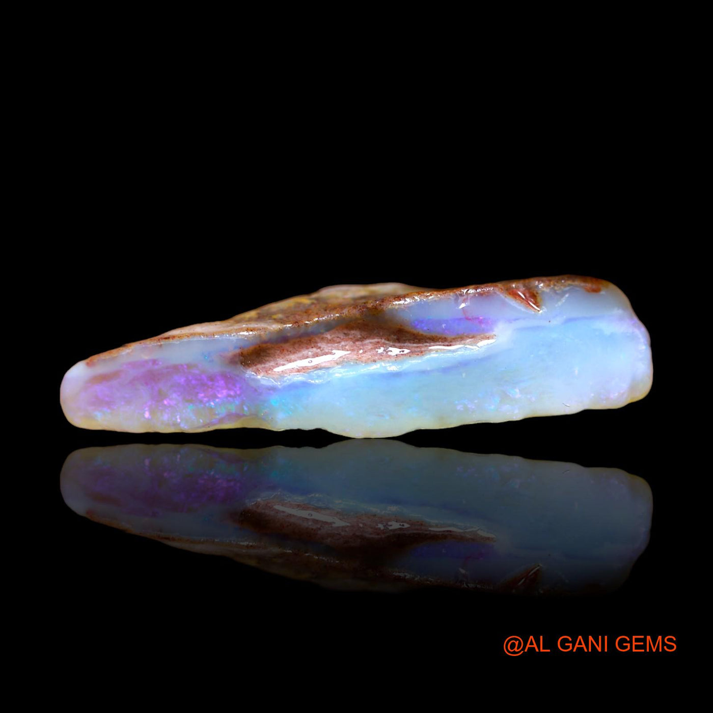 8.00 Cts Natural Australian Fire Opal Loose Gemstone Fancy Rough 28x10x5 mm RC-221