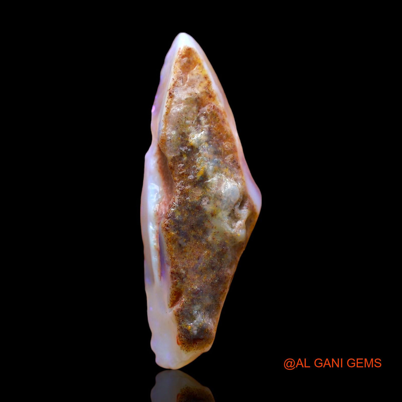 8.00 Cts Natural Australian Fire Opal Loose Gemstone Fancy Rough 28x10x5 mm RC-221