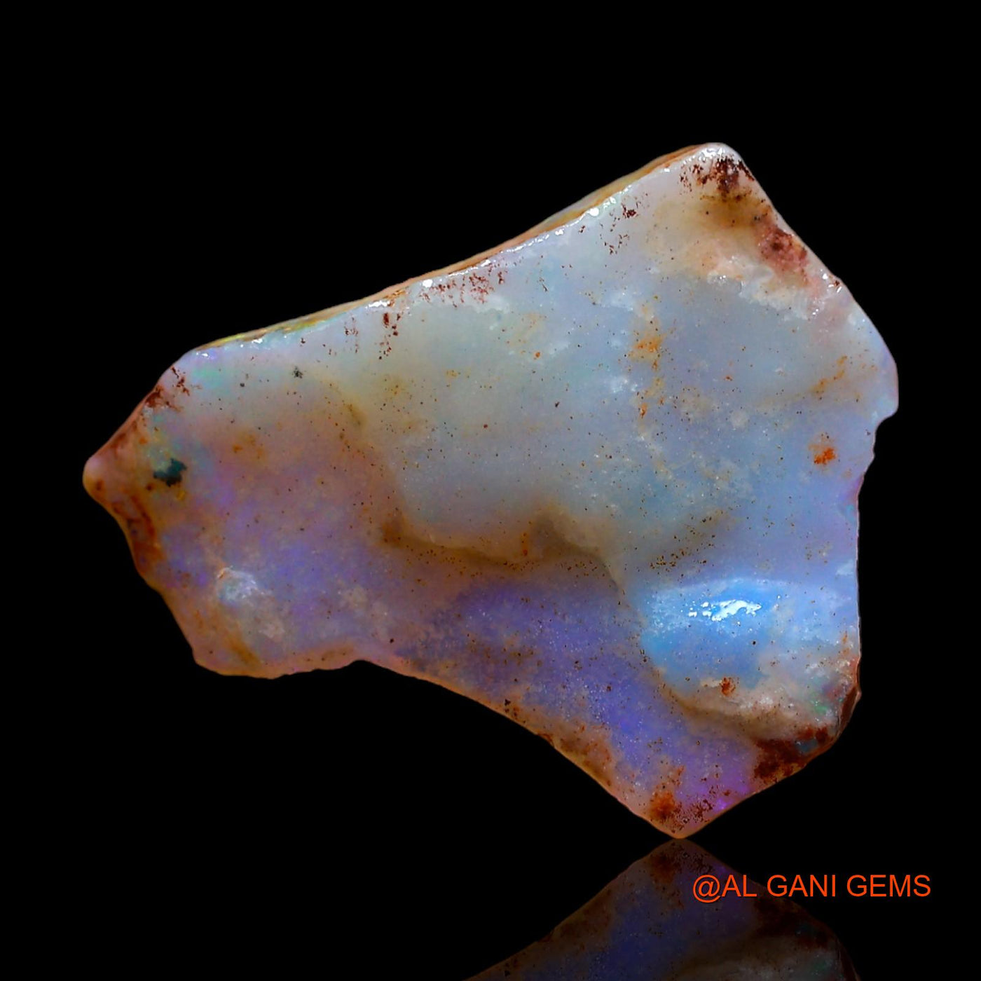 6.00 Cts Unheated Australian Fire Opal Loose Gemstone Fancy Rough Natural 20x17x4 mm RC-225