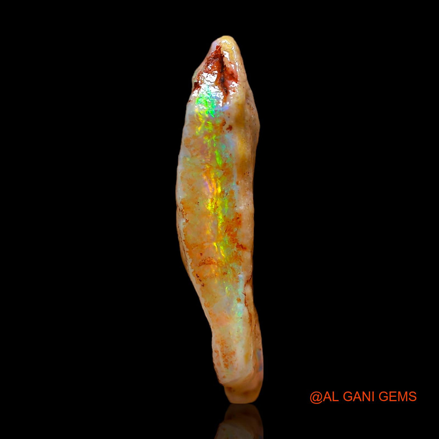 6.00 Cts Unheated Australian Fire Opal Loose Gemstone Fancy Rough Natural 20x17x4 mm RC-225