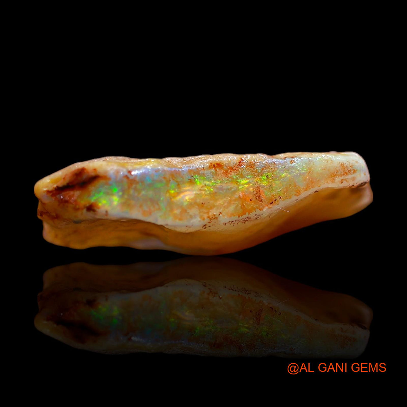 6.00 Cts Unheated Australian Fire Opal Loose Gemstone Fancy Rough Natural 20x17x4 mm RC-225