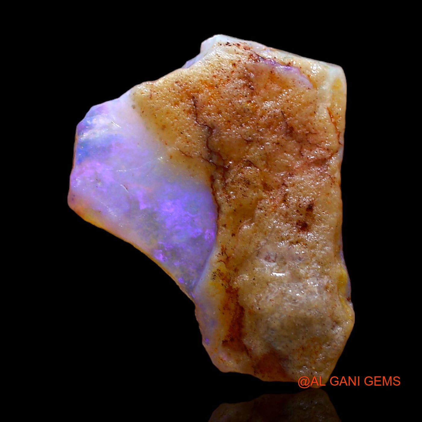 6.00 Cts Unheated Australian Fire Opal Loose Gemstone Fancy Rough Natural 20x17x4 mm RC-225