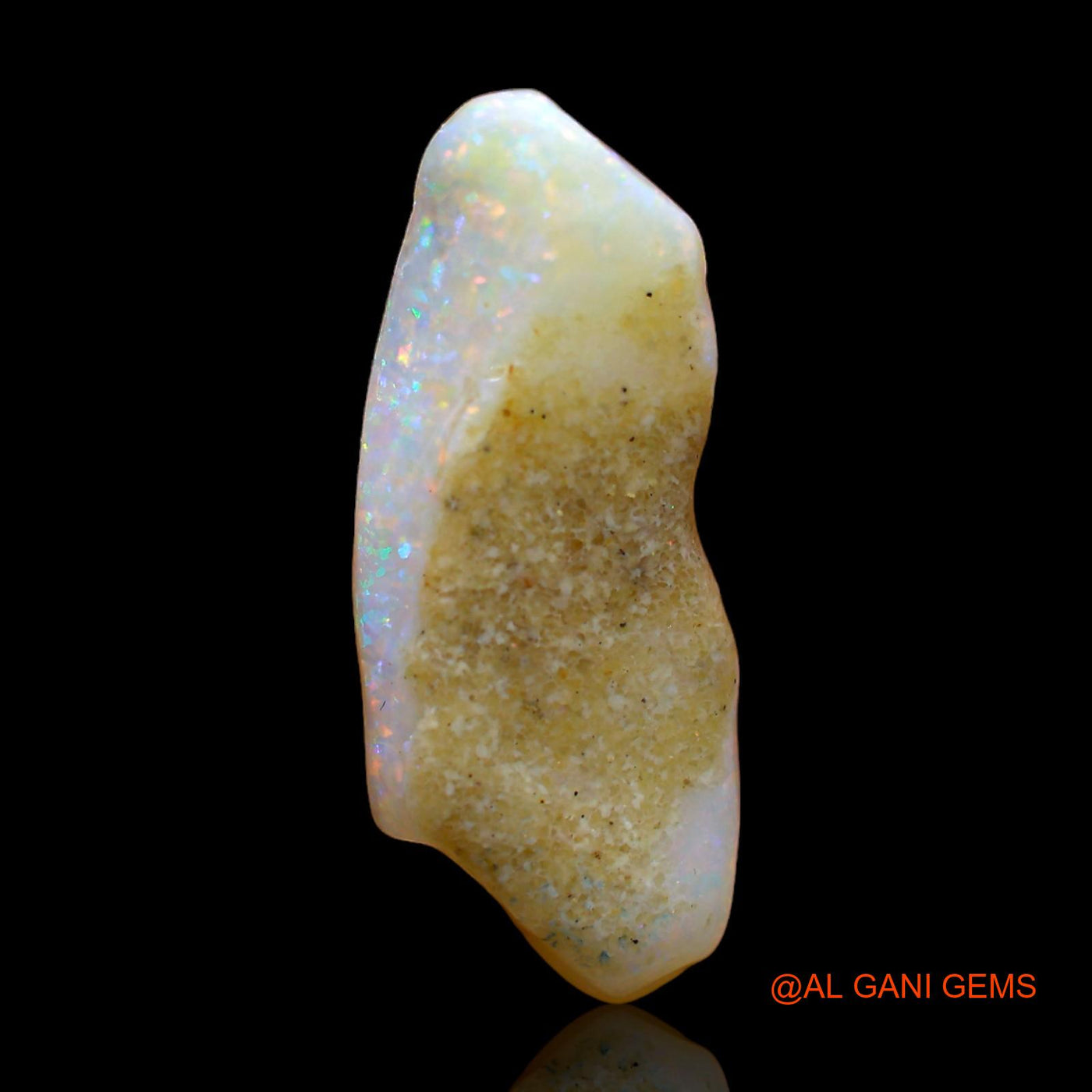 5.00 Cts Natural Australian Fire Opal Loose Gemstone Fancy Rough 24x10x3 mm RC-230