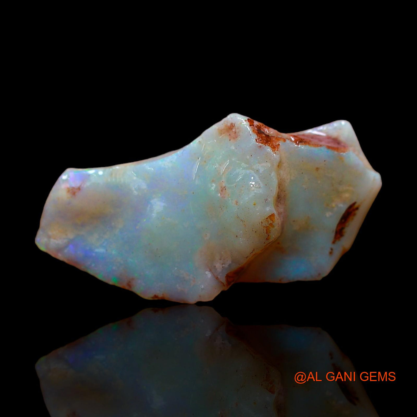 Natural Untreated Fire Opal Loose Gemstone Fancy Rough From Australia 7.00 Cts 23x12x6 mm RC-234