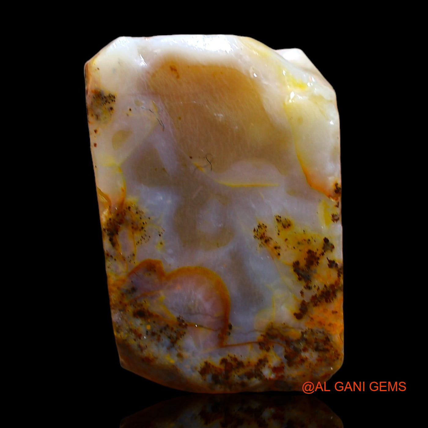 10.00 Cts Unheated Australian Fire Opal Loose Gemstone Fancy Rough Natural 18x12x4 mm RC-236