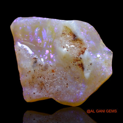 Natural Untreated Fire Opal Loose Gemstone Fancy Rough From Australia 5.00 Cts 17x15x3 mm RC-244