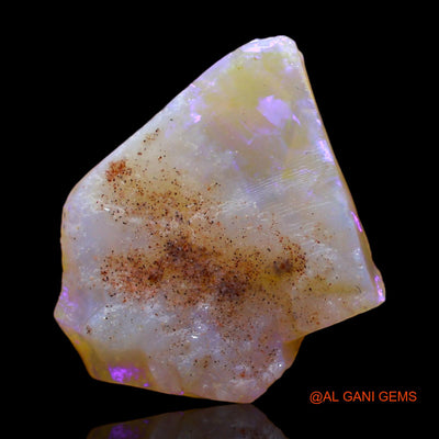 Natural Untreated Fire Opal Loose Gemstone Fancy Rough From Australia 5.00 Cts 17x15x3 mm RC-244