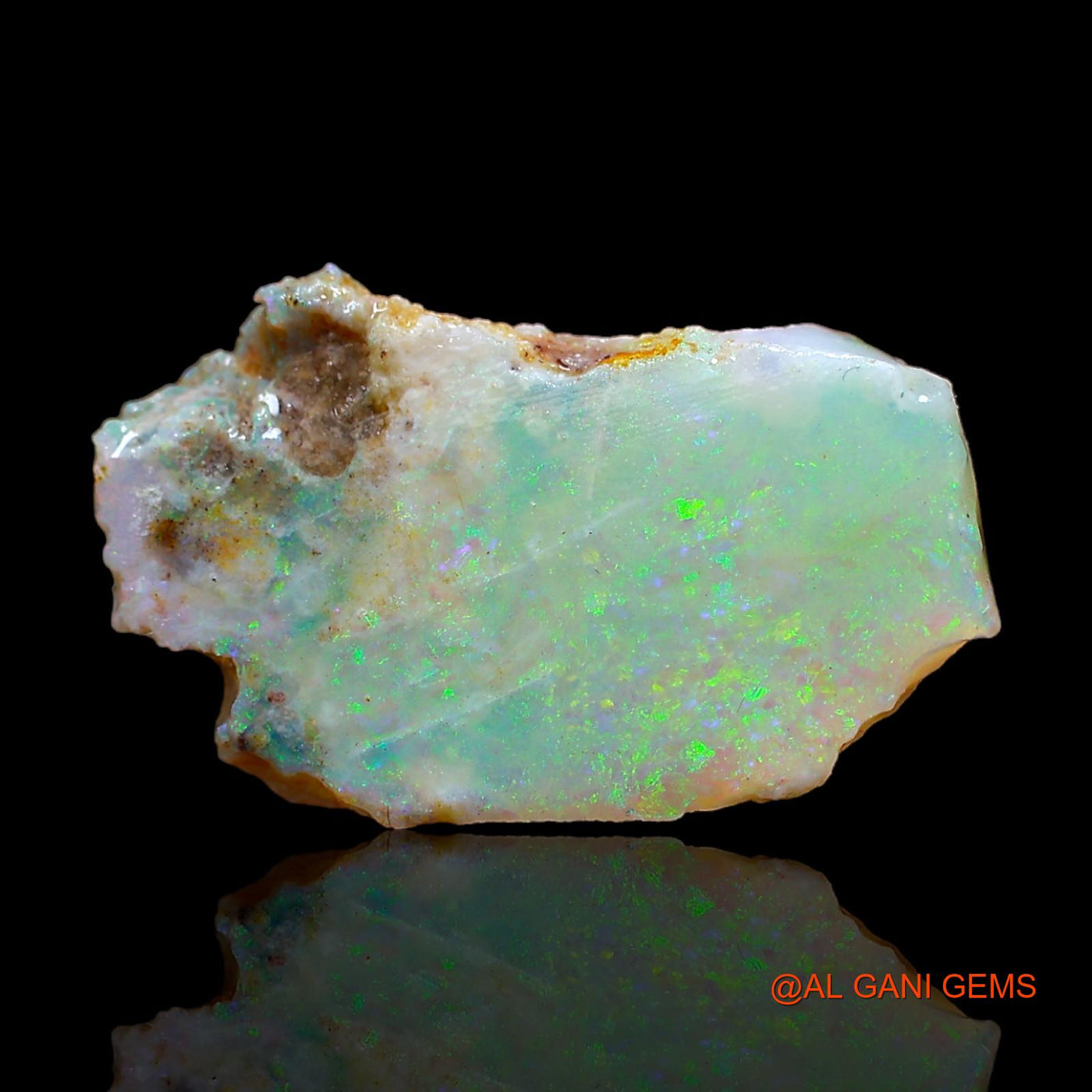 Natural Fire Opal Gemstone 6.00 Cts Loose Fancy Rough From Australia 19x12x5 mm RC-245
