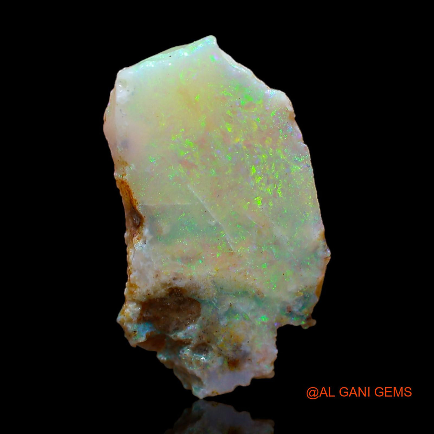 Natural Fire Opal Gemstone 6.00 Cts Loose Fancy Rough From Australia 19x12x5 mm RC-245