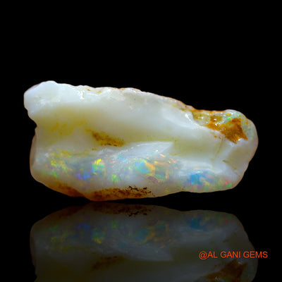 Natural Untreated Fire Opal Loose Gemstone Fancy Rough From Australia 7.00 Cts 20x11x6 mm RC-249