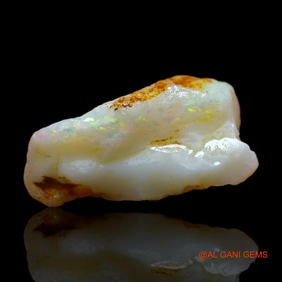 Natural Untreated Fire Opal Loose Gemstone Fancy Rough From Australia 7.00 Cts 20x11x6 mm RC-249