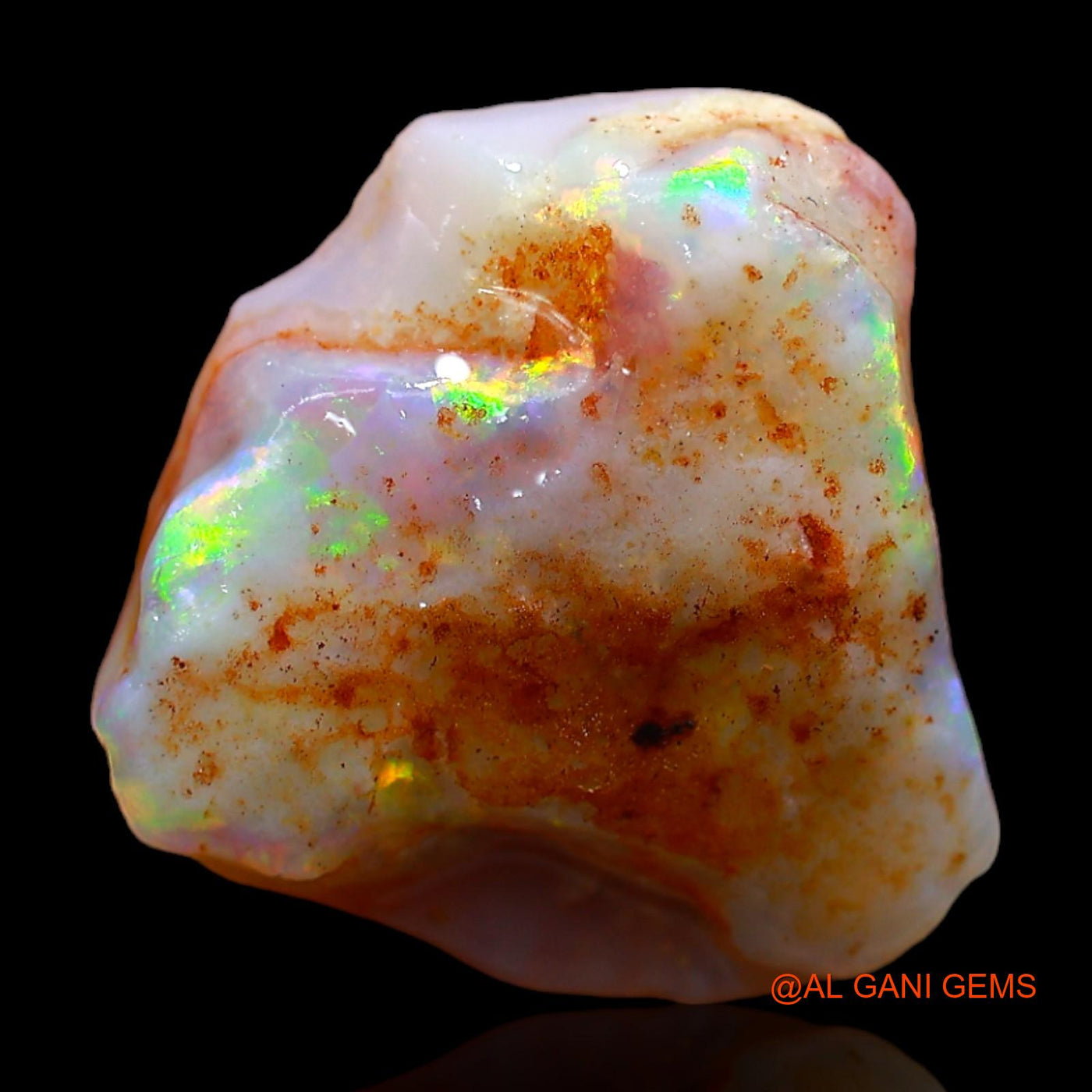 9.00 Cts Natural Australian Fire Opal Fancy Rough Loose Gemstone For Jewelry 17x16x6 mm RC-251