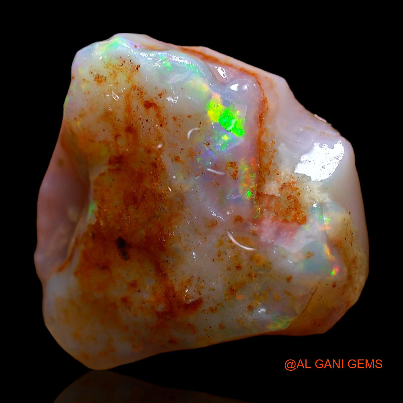 9.00 Cts Natural Australian Fire Opal Fancy Rough Loose Gemstone For Jewelry 17x16x6 mm RC-251
