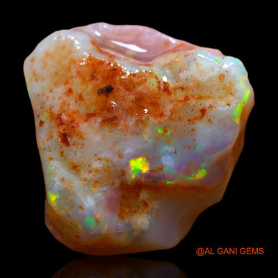 9.00 Cts Natural Australian Fire Opal Fancy Rough Loose Gemstone For Jewelry 17x16x6 mm RC-251