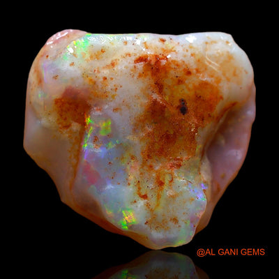 9.00 Cts Natural Australian Fire Opal Fancy Rough Loose Gemstone For Jewelry 17x16x6 mm RC-251