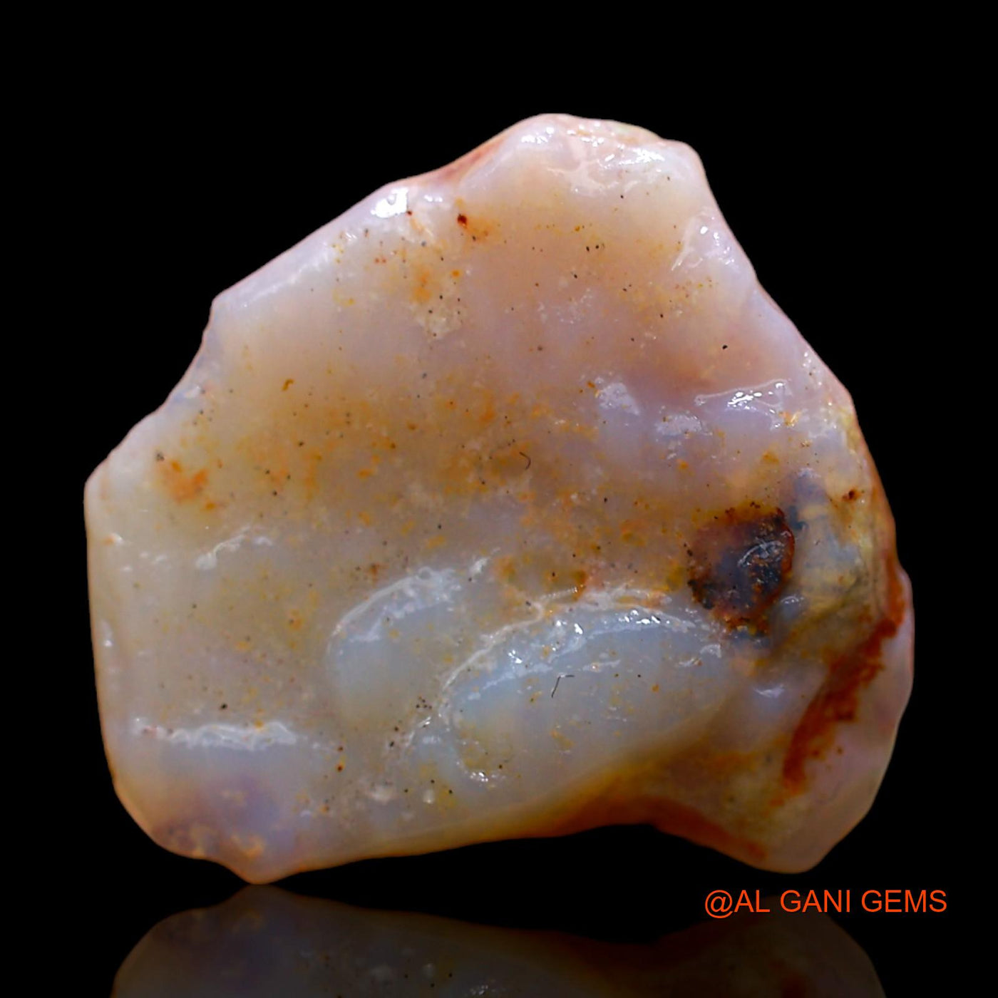 9.00 Cts Natural Australian Fire Opal Fancy Rough Loose Gemstone For Jewelry 17x16x6 mm RC-251
