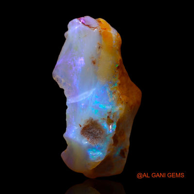 Natural Fire Opal Gemstone 8.00 Cts Loose Fancy Rough From Australia 20x9x8 mm RC-253