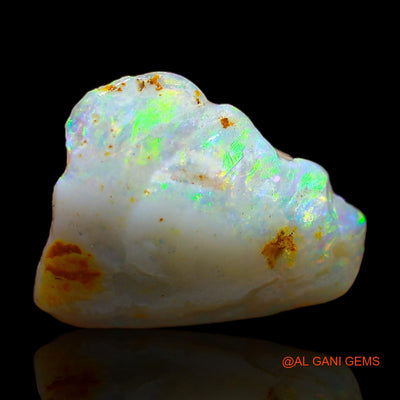 Natural Untreated Fire Opal Loose Gemstone Fancy Rough From Australia 7.00 Cts 16x14x7 mm RC-254