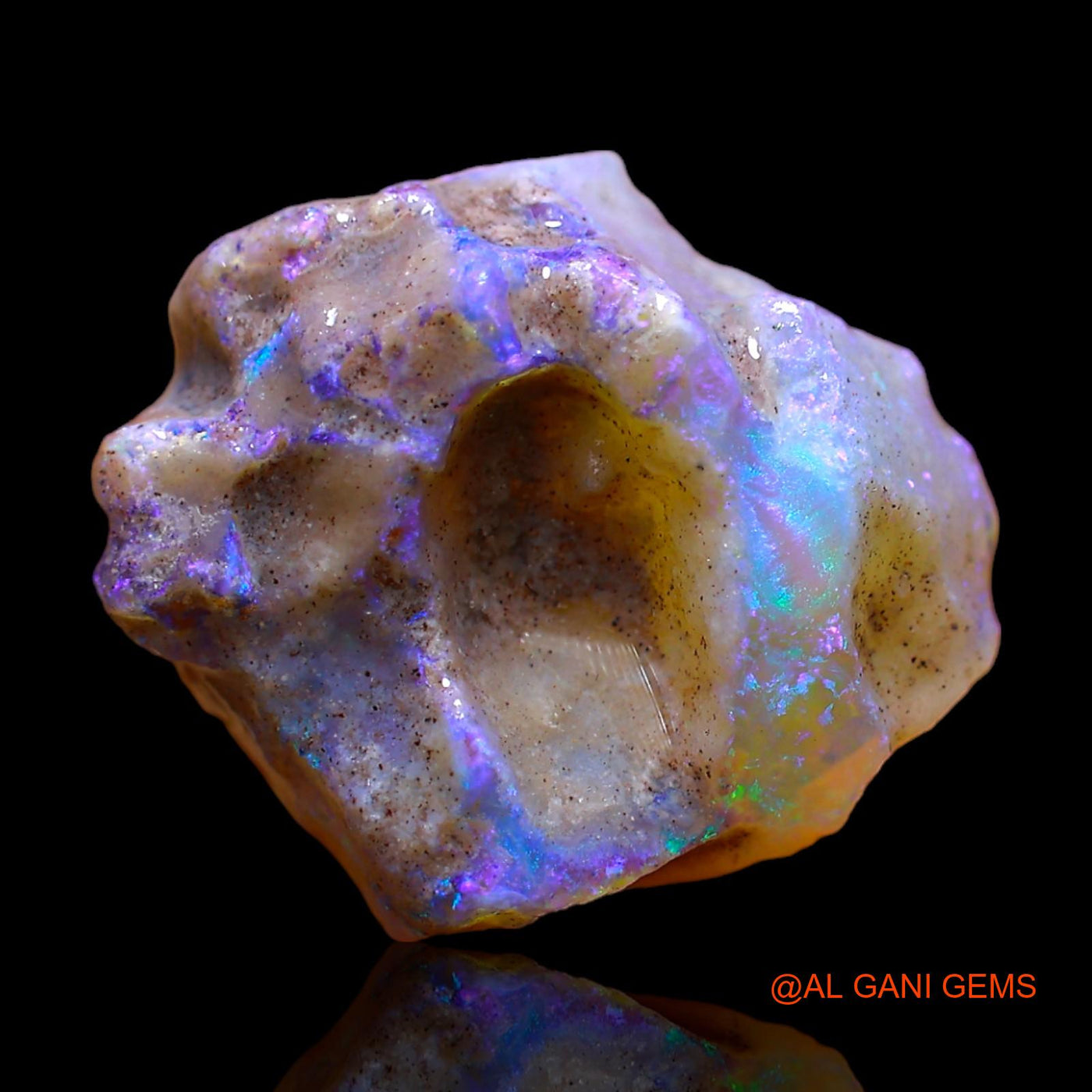 9.00 Cts Unheated Australian Fire Opal Loose Gemstone Fancy Rough Natural 17x14x7 mm RC-256