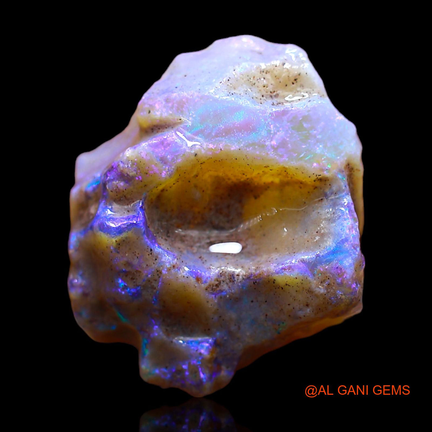 9.00 Cts Unheated Australian Fire Opal Loose Gemstone Fancy Rough Natural 17x14x7 mm RC-256