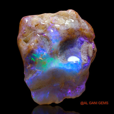 6.00 Cts Natural Australian Fire Opal Loose Gemstone Fancy Rough 17x14x6 mm RC-257