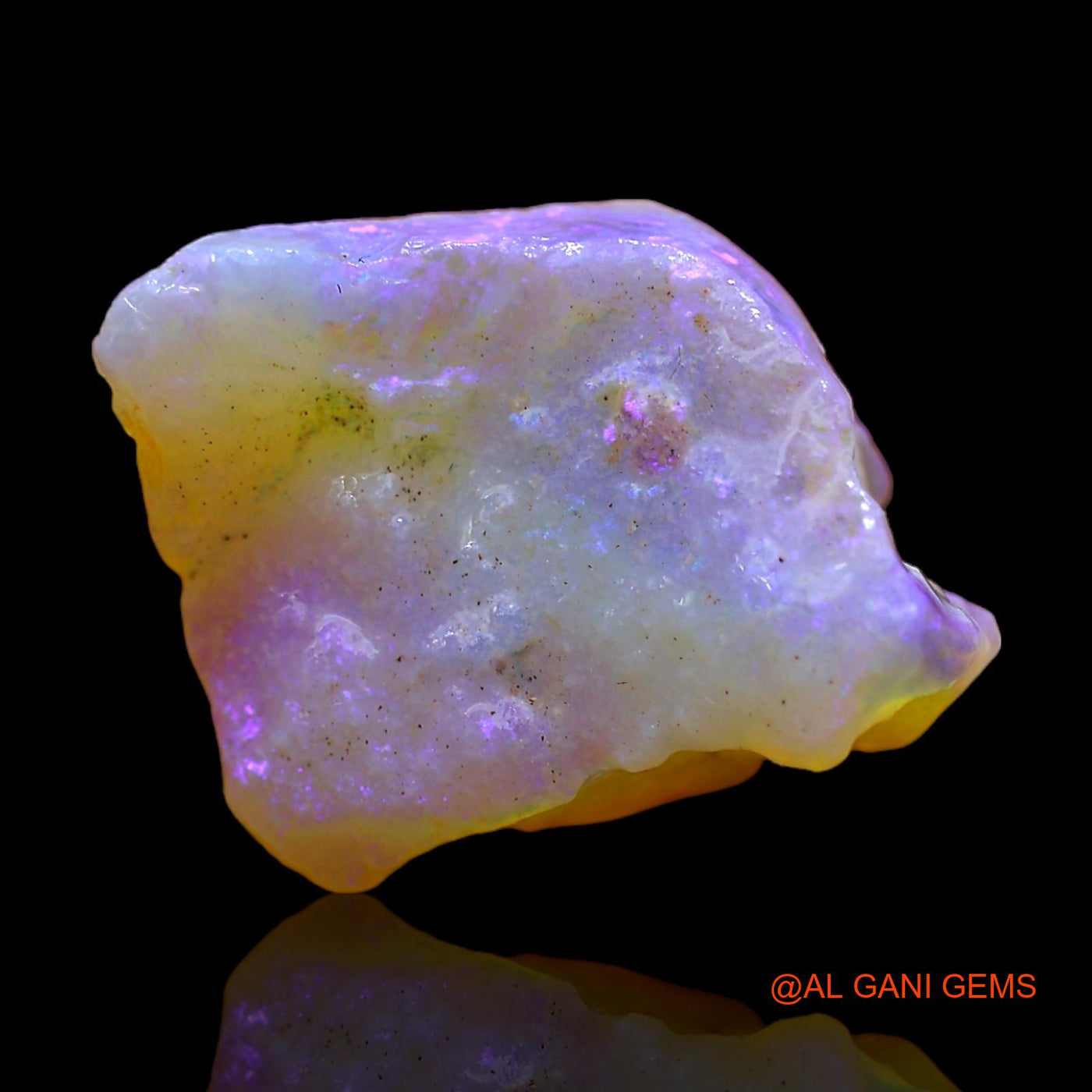 9.00 Cts Natural Australian Fire Opal Loose Gemstone Fancy Rough 15x13x9 mm RC-259