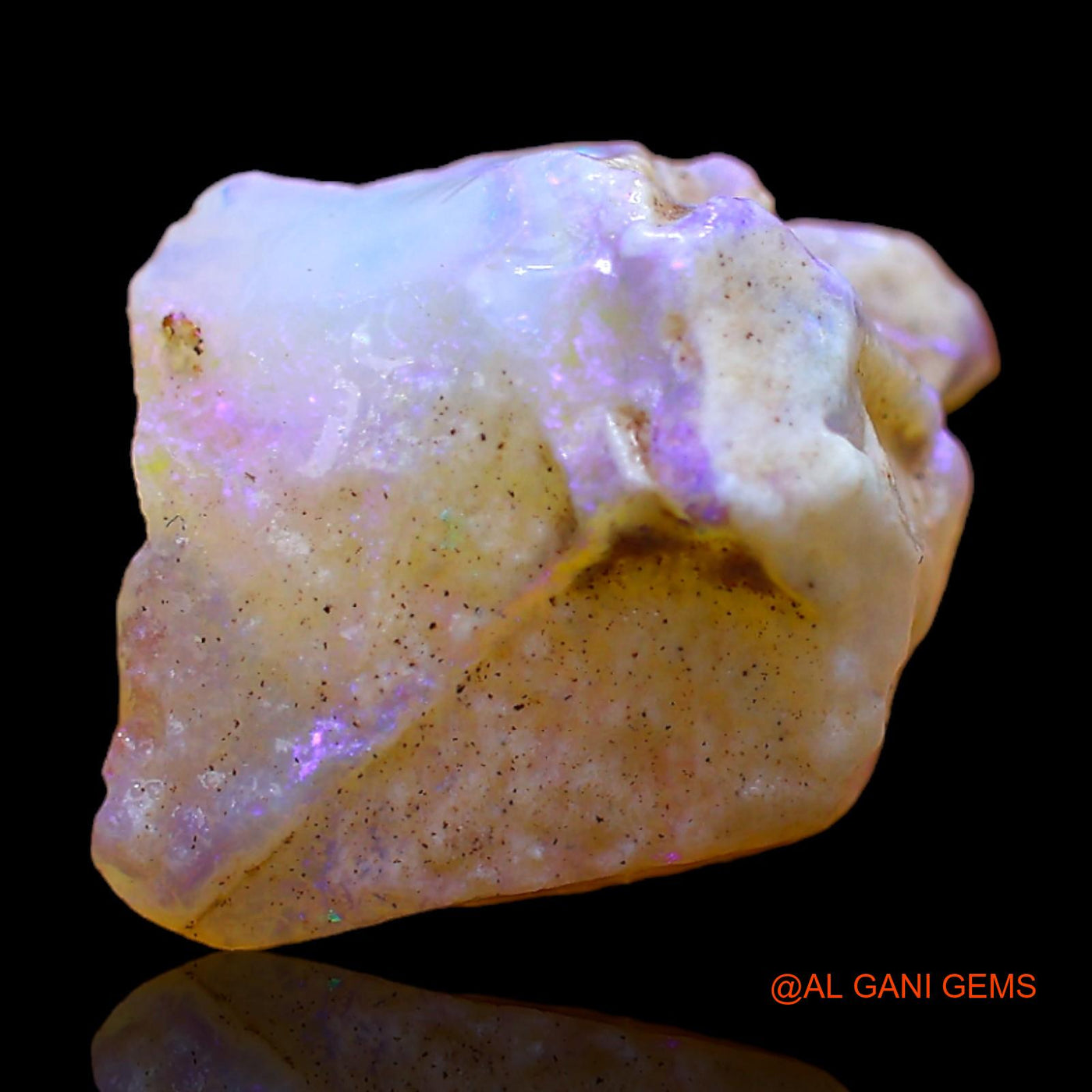 9.00 Cts Natural Australian Fire Opal Loose Gemstone Fancy Rough 15x13x9 mm RC-259