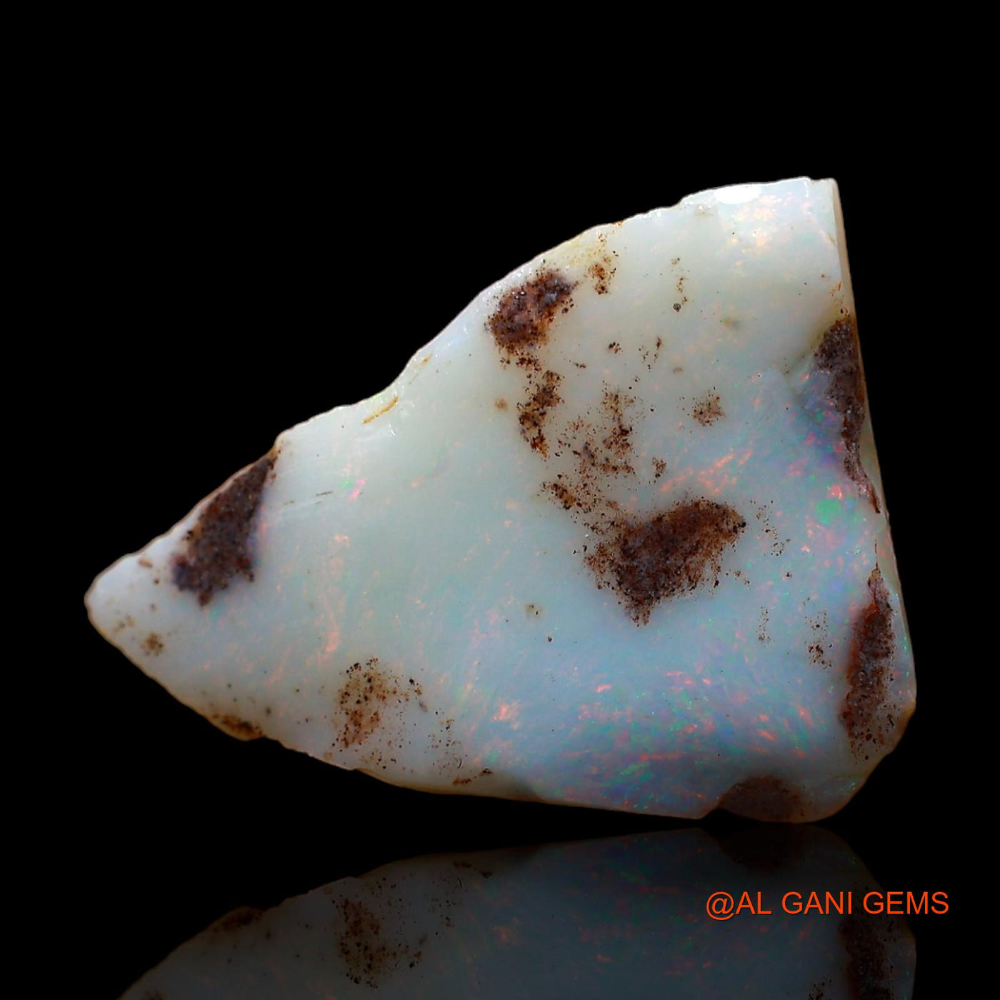 6.00 Cts Unheated Australian Fire Opal Loose Gemstone Fancy Rough Natural 19x14x3 mm RC-261