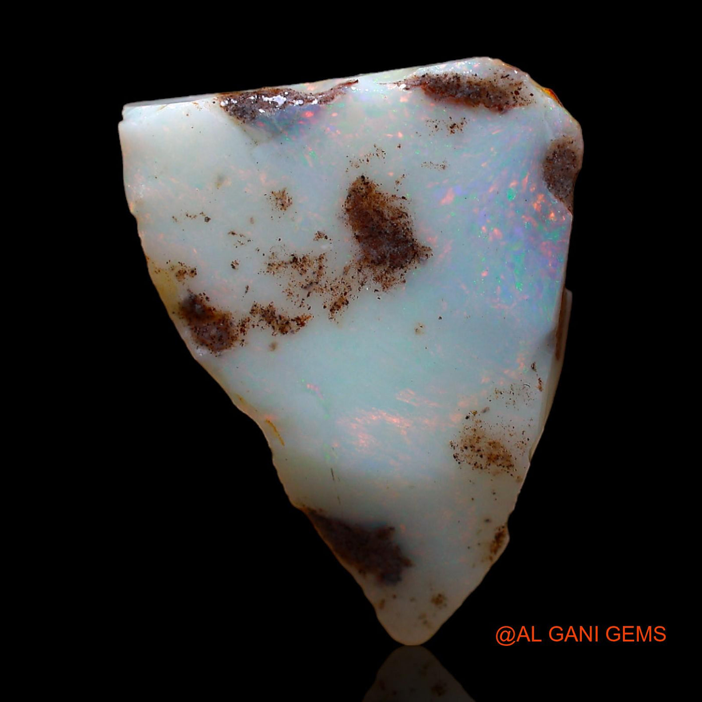 6.00 Cts Unheated Australian Fire Opal Loose Gemstone Fancy Rough Natural 19x14x3 mm RC-261