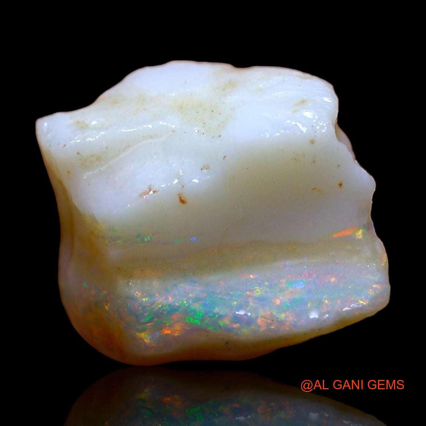 9.00 Cts Natural Australian Fire Opal Loose Gemstone Fancy Rough 16x14x6 mm RC-270
