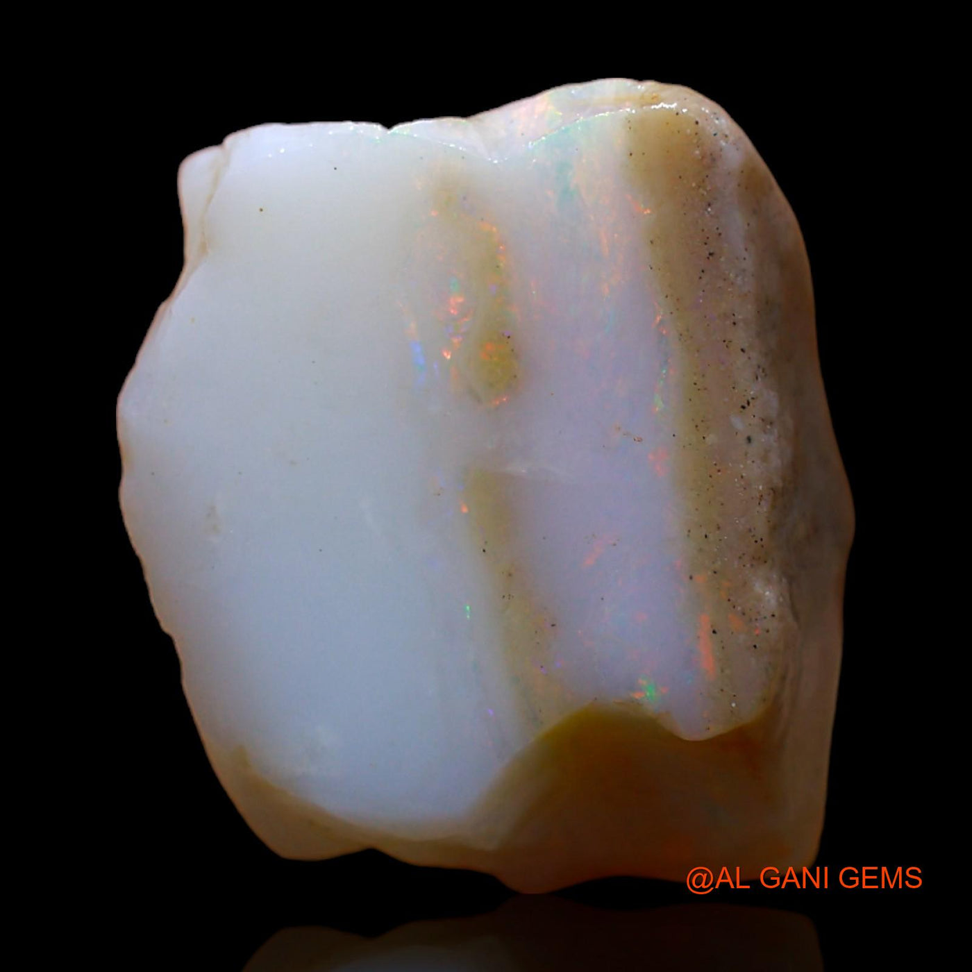 9.00 Cts Natural Australian Fire Opal Loose Gemstone Fancy Rough 16x14x6 mm RC-270