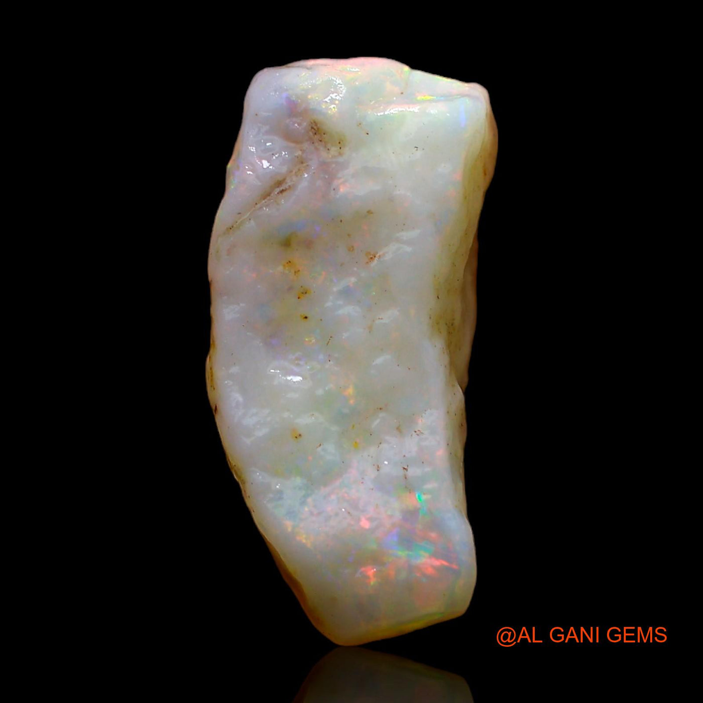 Natural Fire Opal Gemstone 7.00 Cts Loose Fancy Rough From Australia 20x9x5 mm RC-271