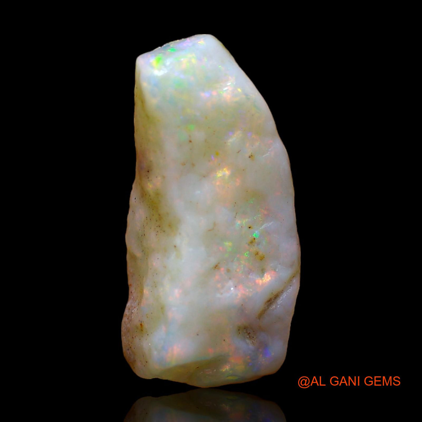 Natural Fire Opal Gemstone 7.00 Cts Loose Fancy Rough From Australia 20x9x5 mm RC-271