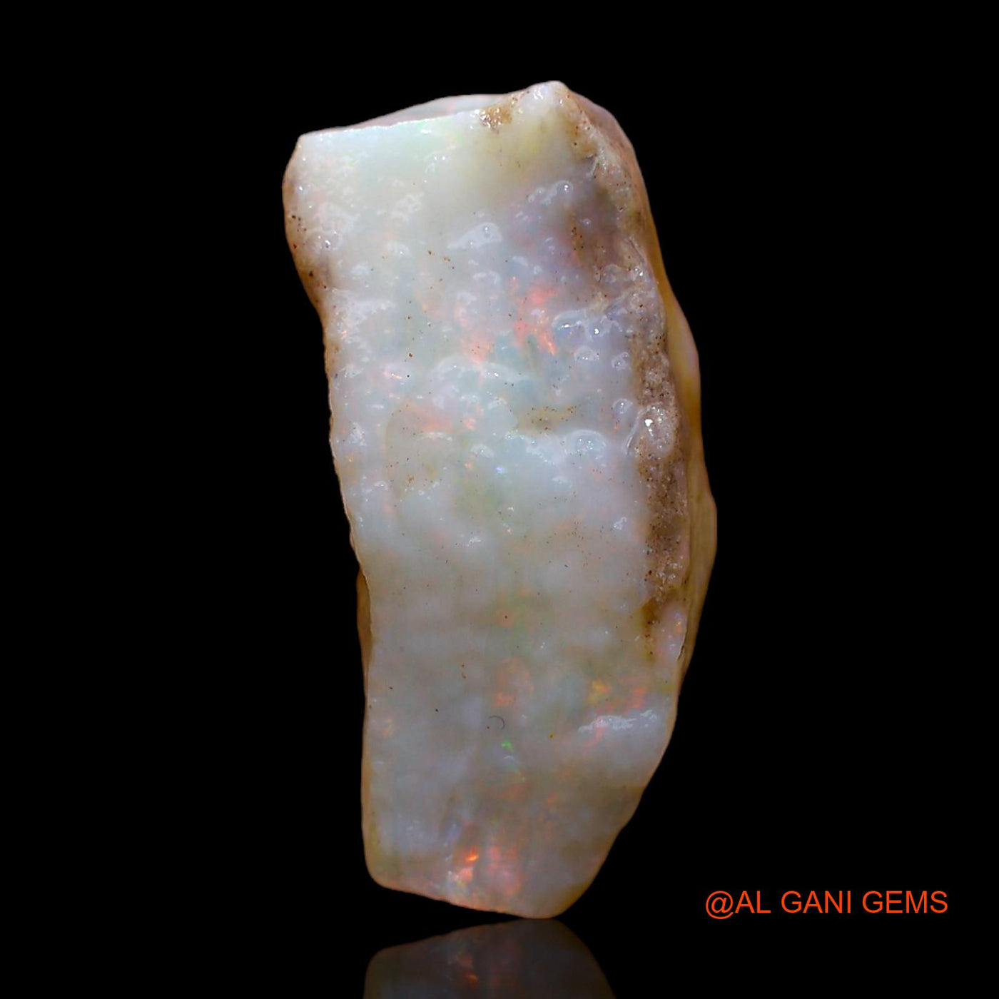 Natural Fire Opal Gemstone 7.00 Cts Loose Fancy Rough From Australia 20x9x5 mm RC-271