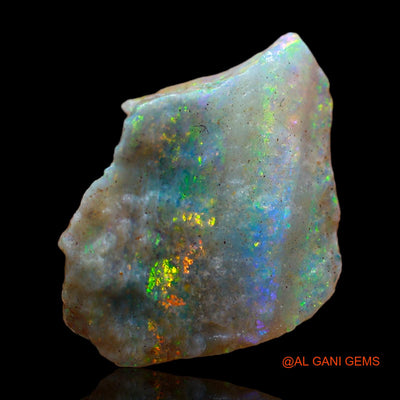 Natural Fire Opal Gemstone 6.00 Cts Loose Fancy Rough From Australia 18x13x7 mm RC-272