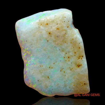 5.00 Cts Natural Australian Fire Opal Loose Gemstone Fancy Rough 16x12x3 mm RC-273