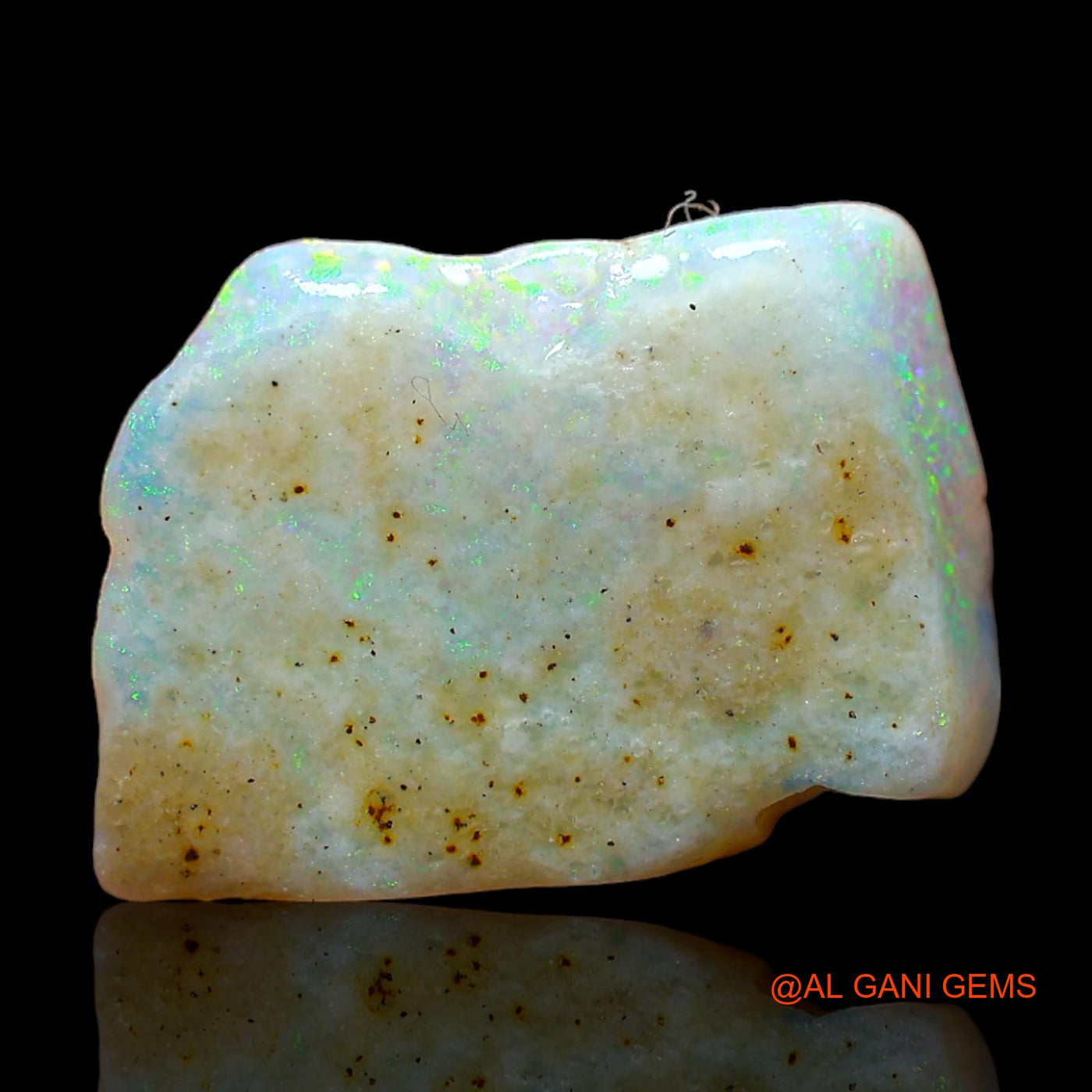 5.00 Cts Natural Australian Fire Opal Loose Gemstone Fancy Rough 16x12x3 mm RC-273