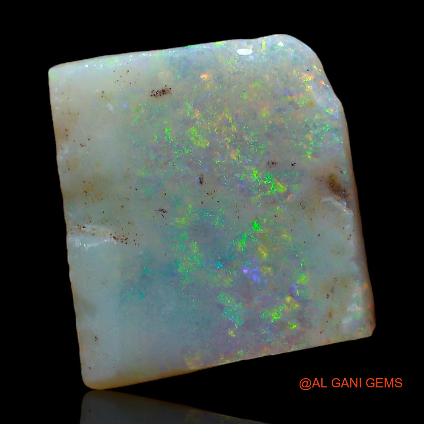 5.00 Cts Natural Australian Fire Opal Loose Gemstone Fancy Rough 15x13x2 mm RC-275