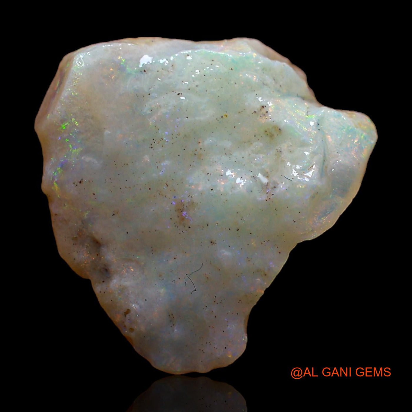 8.00 Cts Natural Australian Fire Opal Loose Gemstone Fancy Rough 16x15x8 mm RC-276